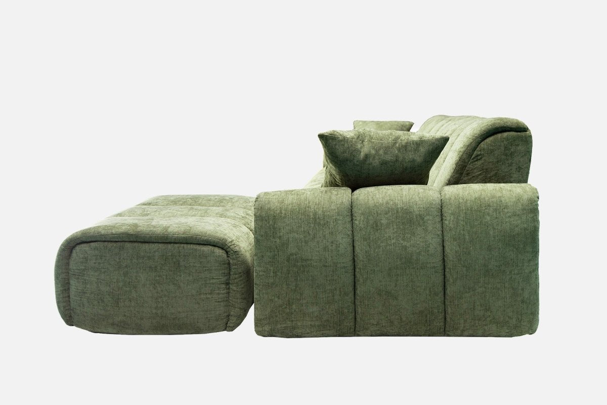 Elara 4‑Seat Cut - Pile Sectional Sofa - Innovar