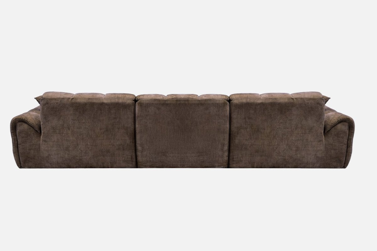 Elara 4‑Seat Cut - Pile Sectional Sofa - Innovar