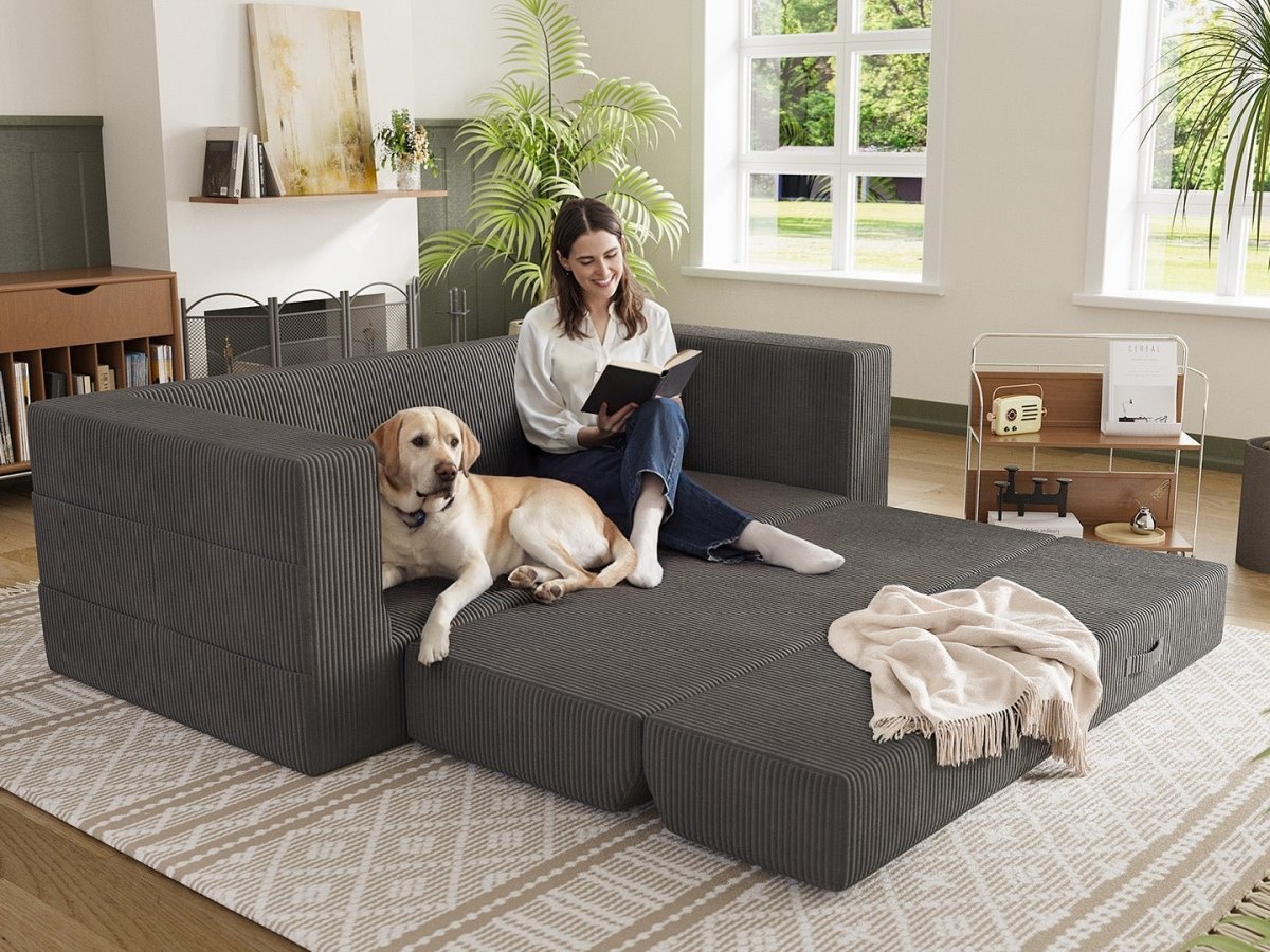 Eos HighBack Corduroy Sleeper Sofa - Innovar