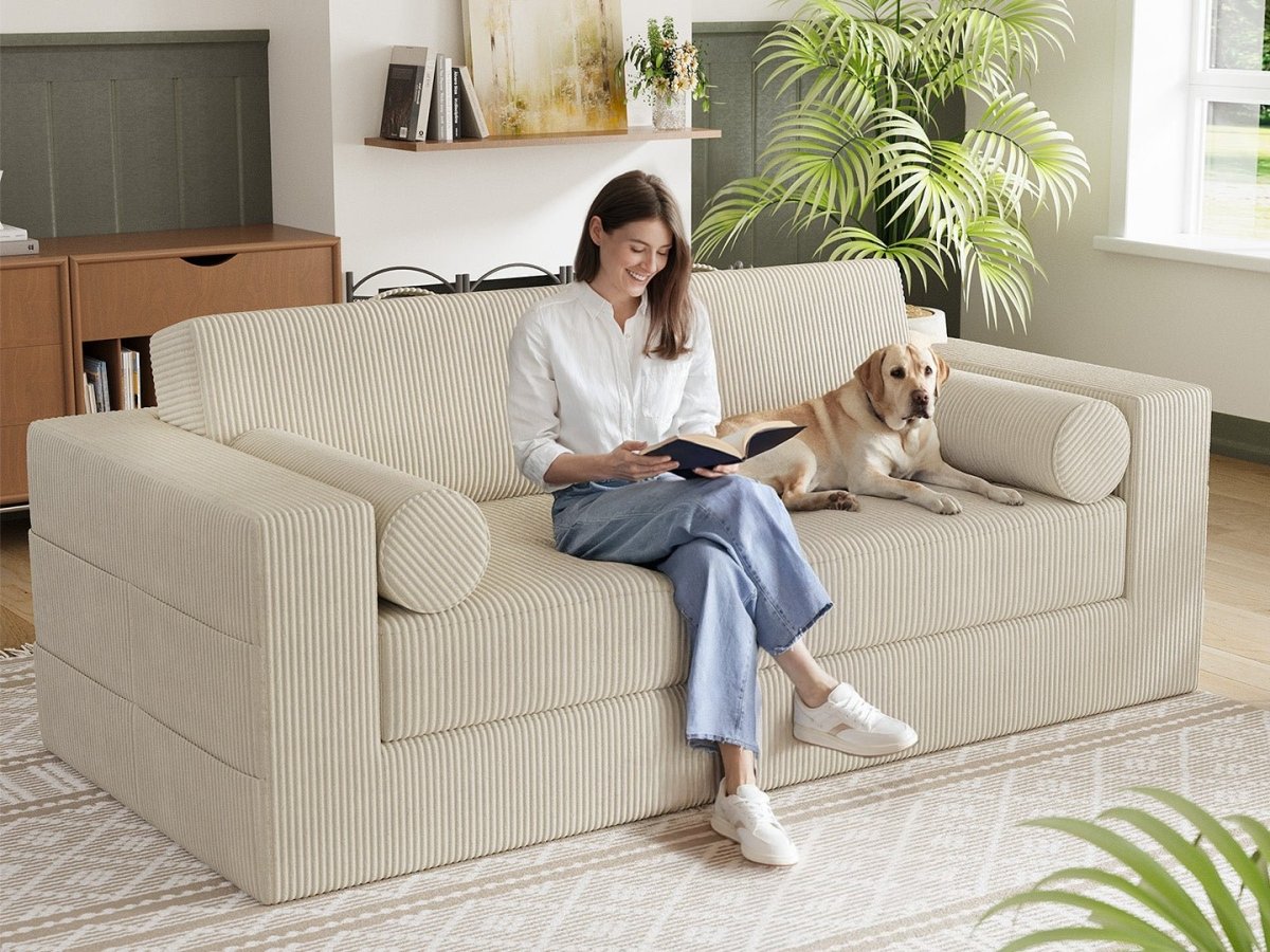 Eos HighBack Corduroy Sleeper Sofa - Innovar