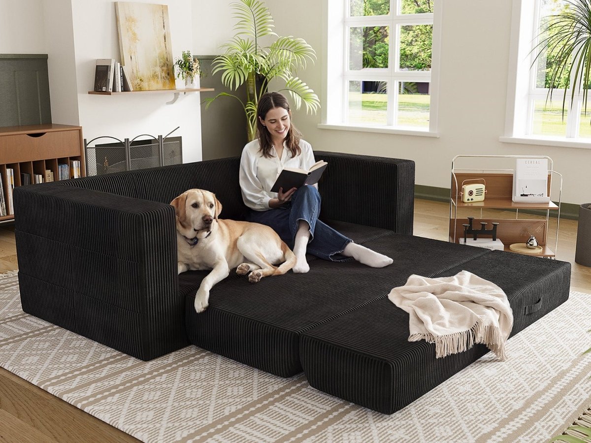 Eos HighBack Corduroy Sleeper Sofa - Innovar