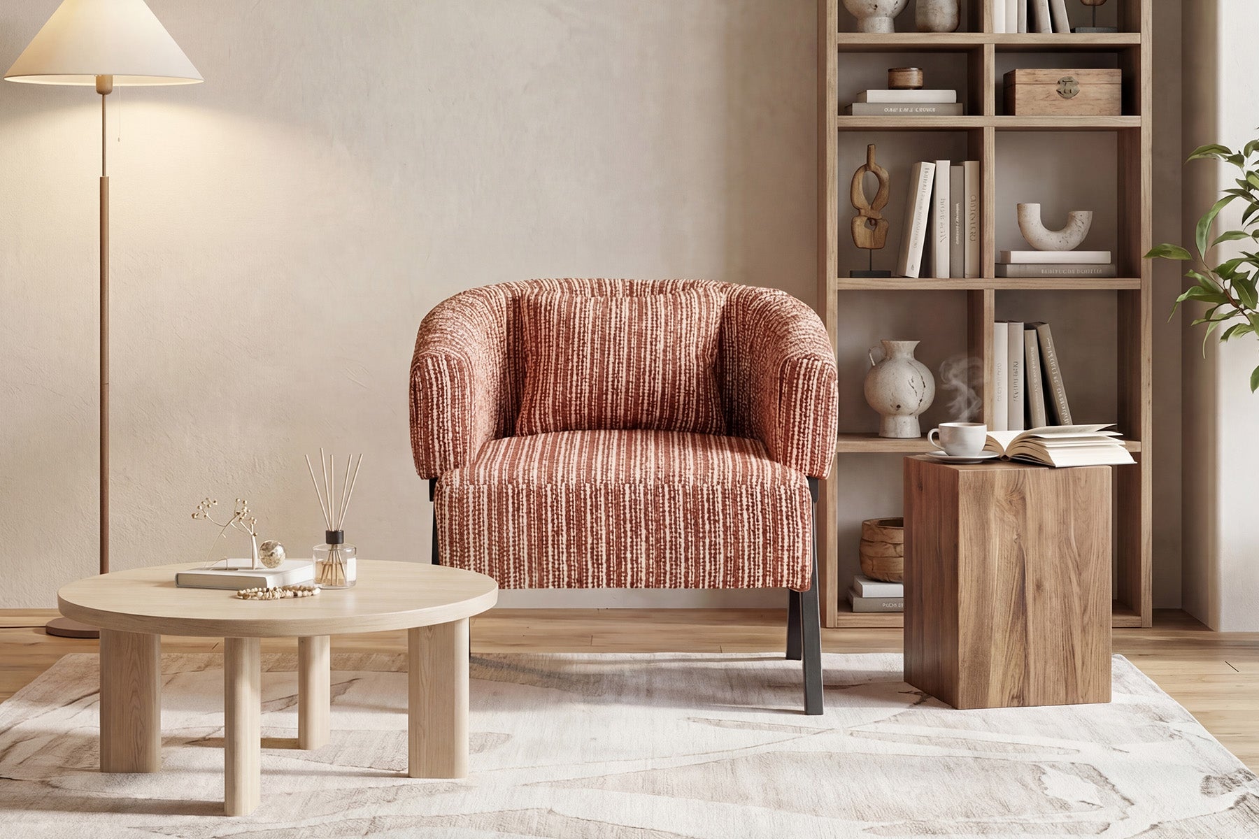 Avelyn Curved Lounge Chair