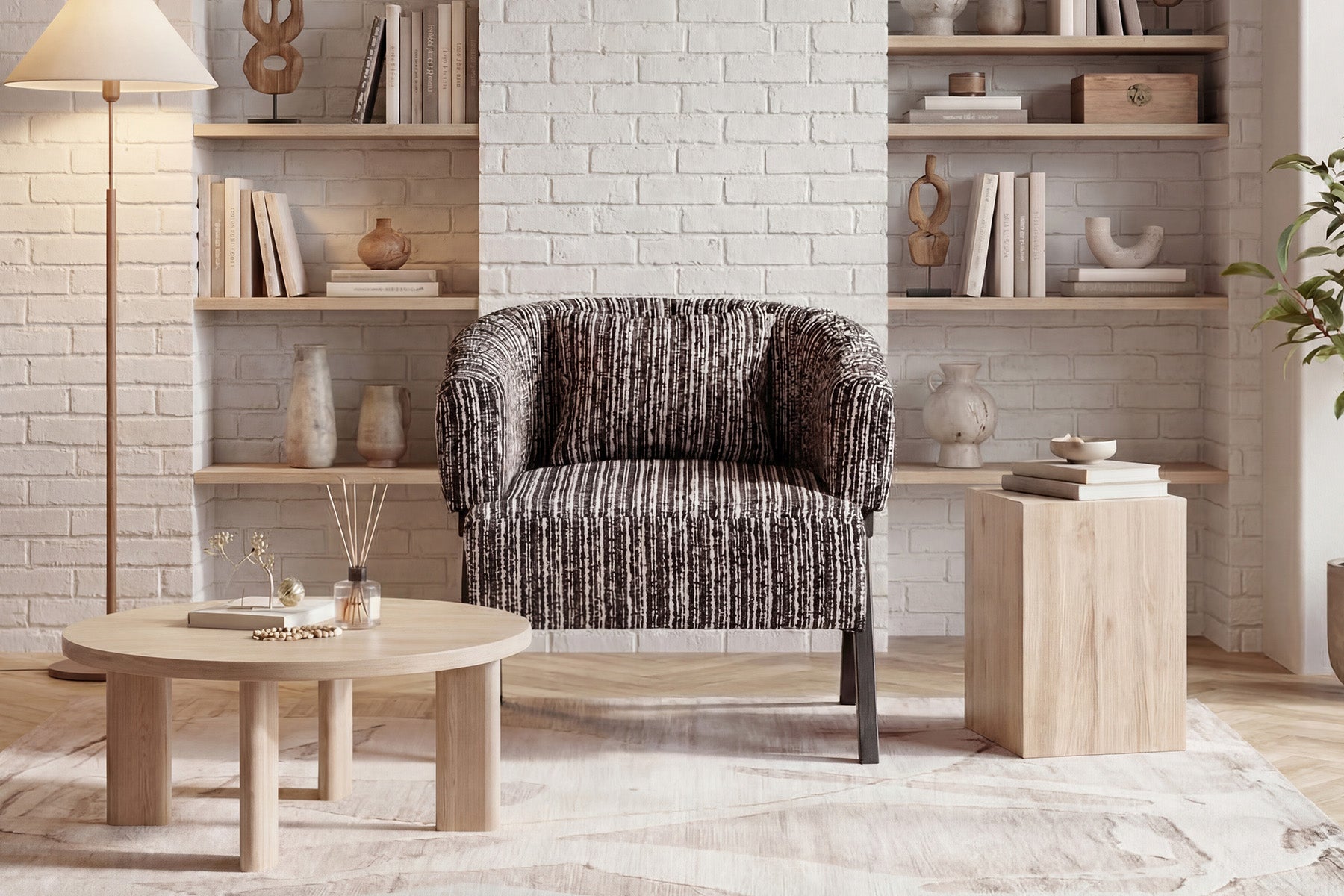 Avelyn Curved Lounge Chair