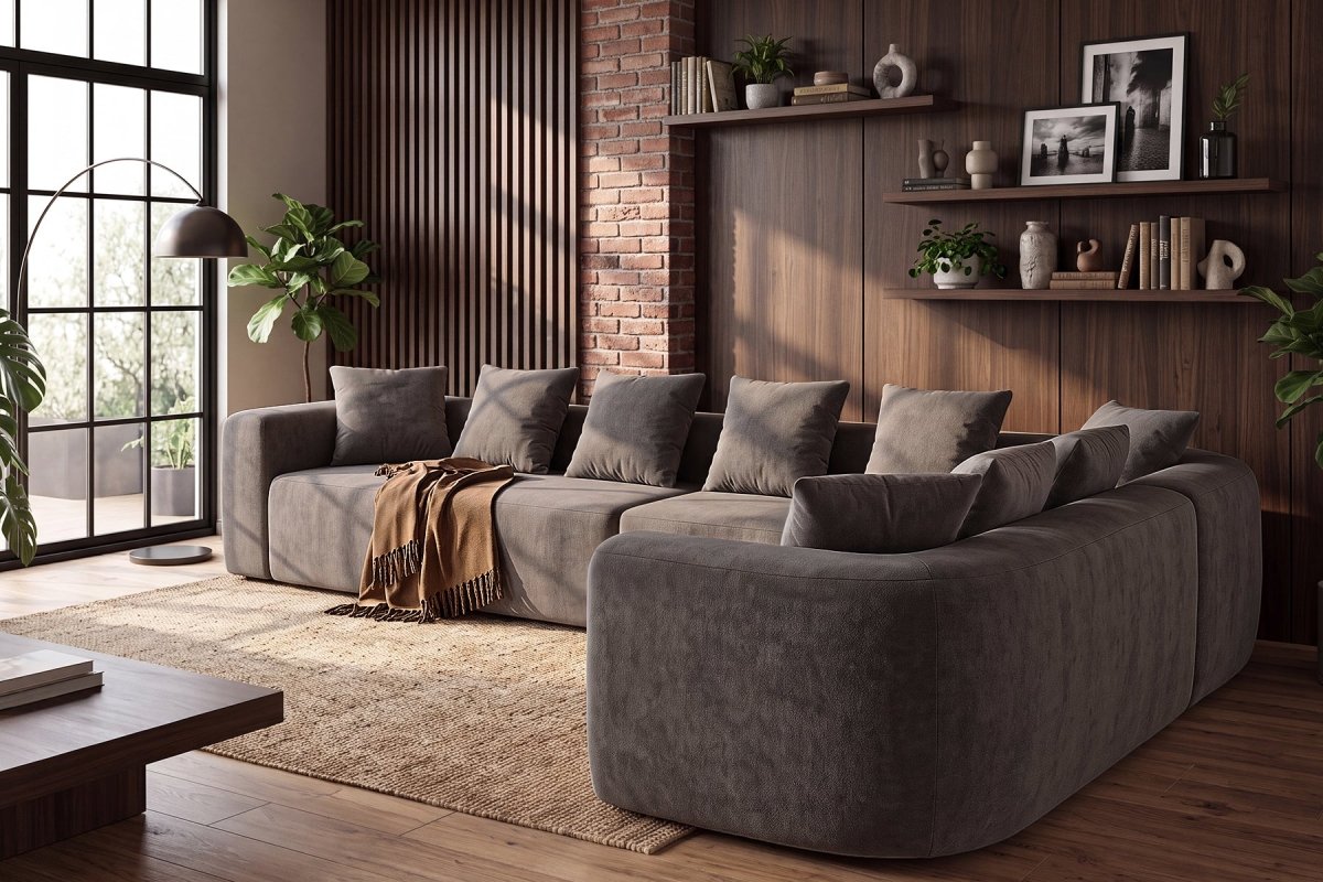 InnovarHome Avelyn Curved Modular Sofa - Innovar