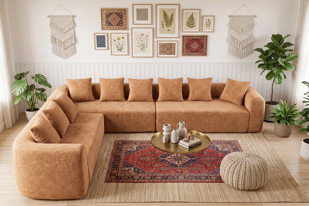 InnovarHome Avelyn Curved Modular Sofa - Innovar