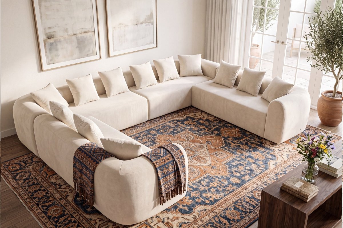 InnovarHome Avelyn Curved Modular Sofa - Innovar