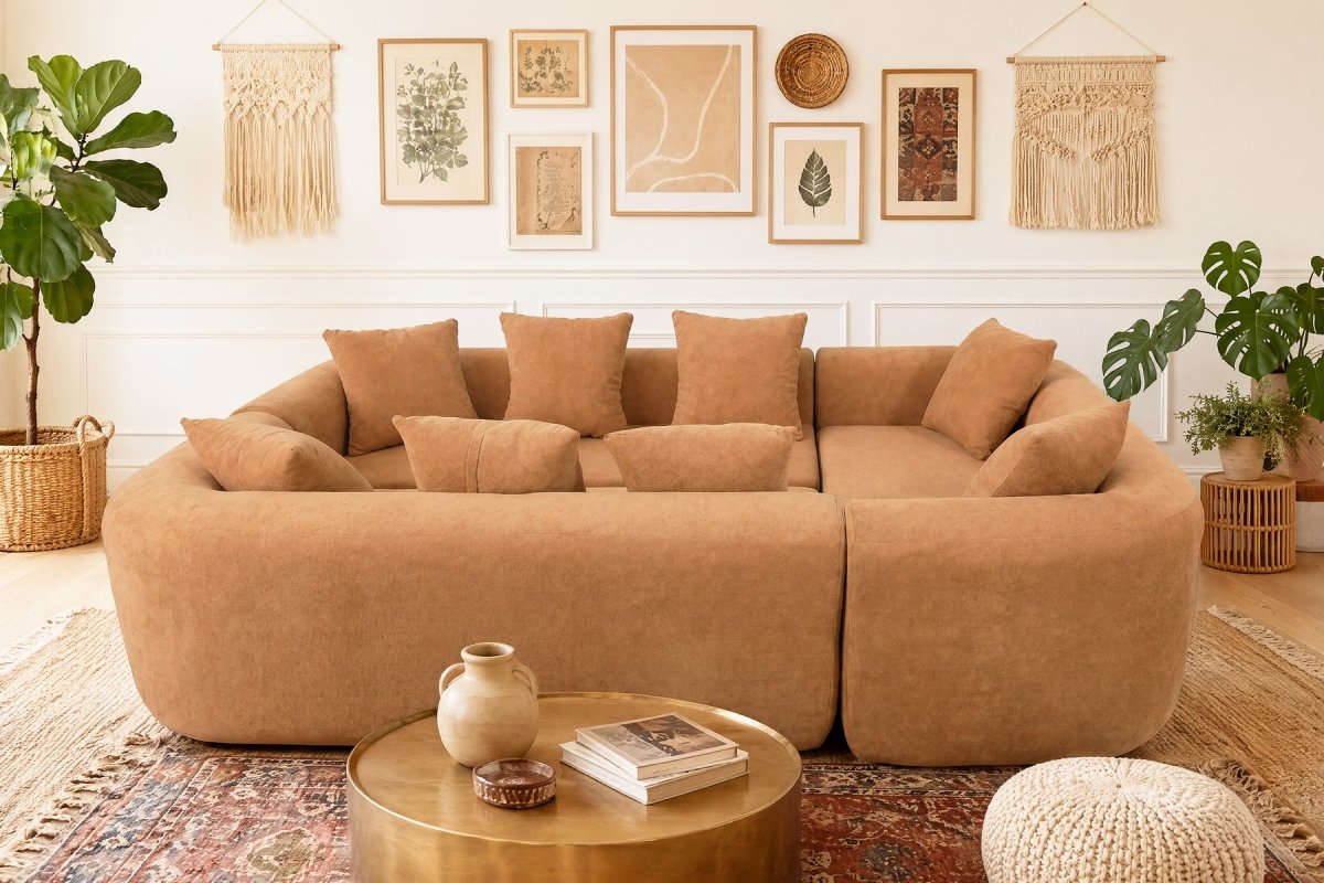 InnovarHome Avelyn Curved Modular Sofa - Innovar