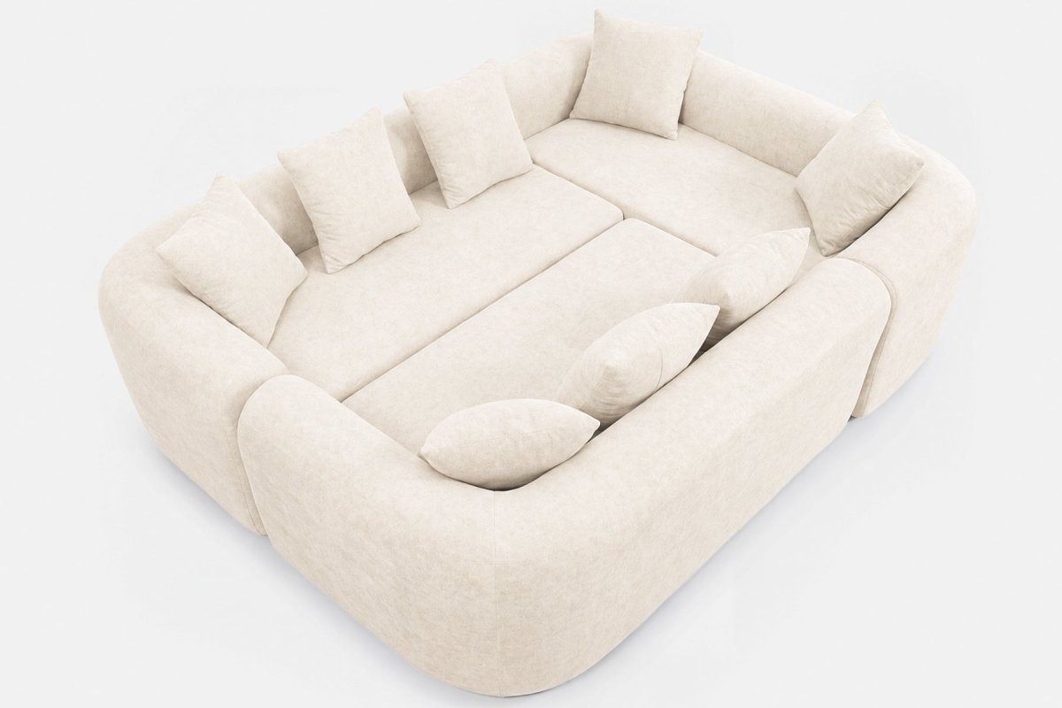InnovarHome Avelyn Curved Modular Sofa - Innovar