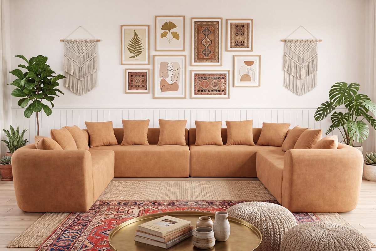 InnovarHome Avelyn Curved Modular Sofa - Innovar