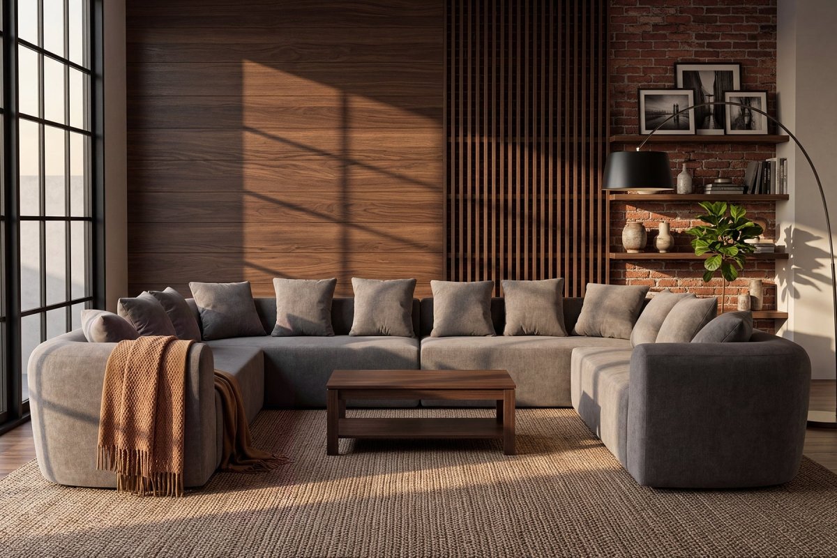 InnovarHome Avelyn Curved Modular Sofa - Innovar