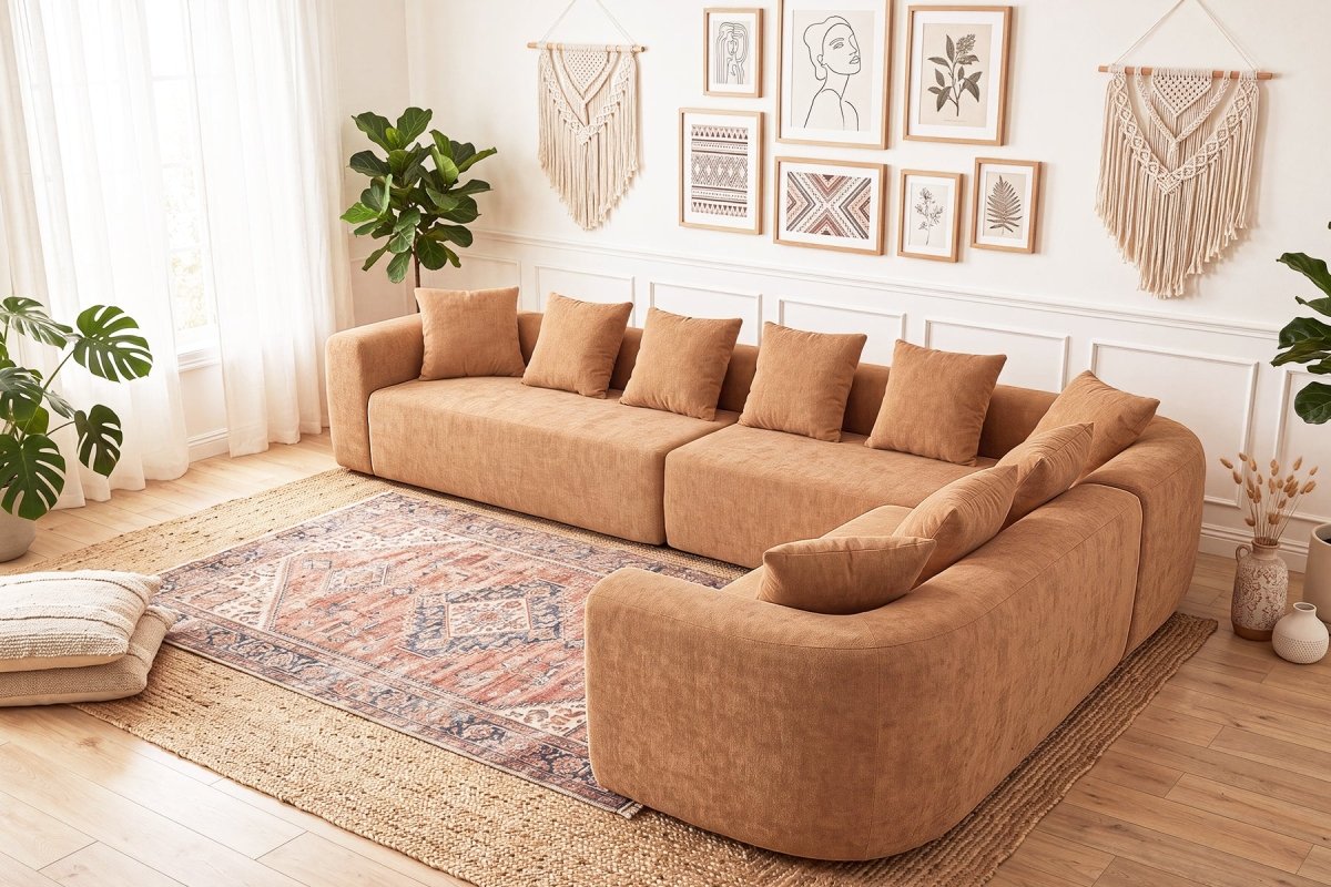 InnovarHome Avelyn Curved Modular Sofa - Innovar