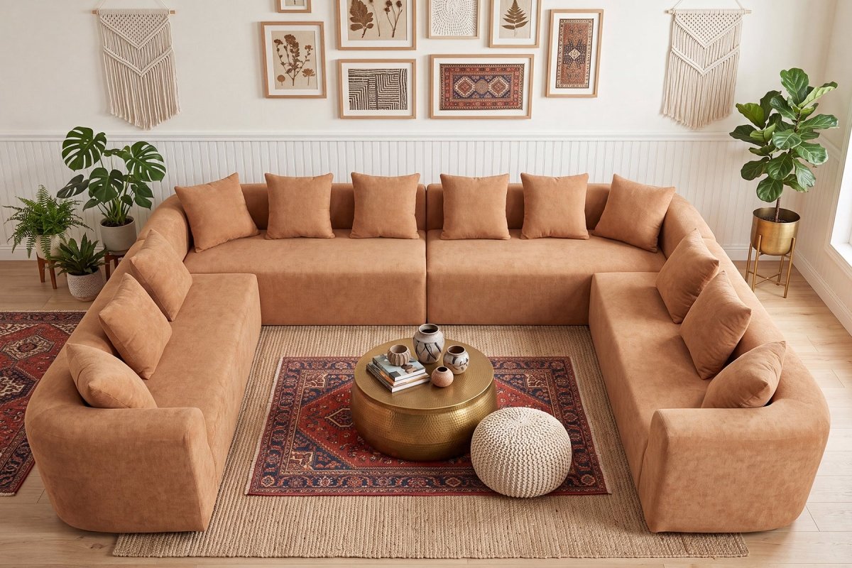 InnovarHome Avelyn Curved Modular Sofa - Innovar