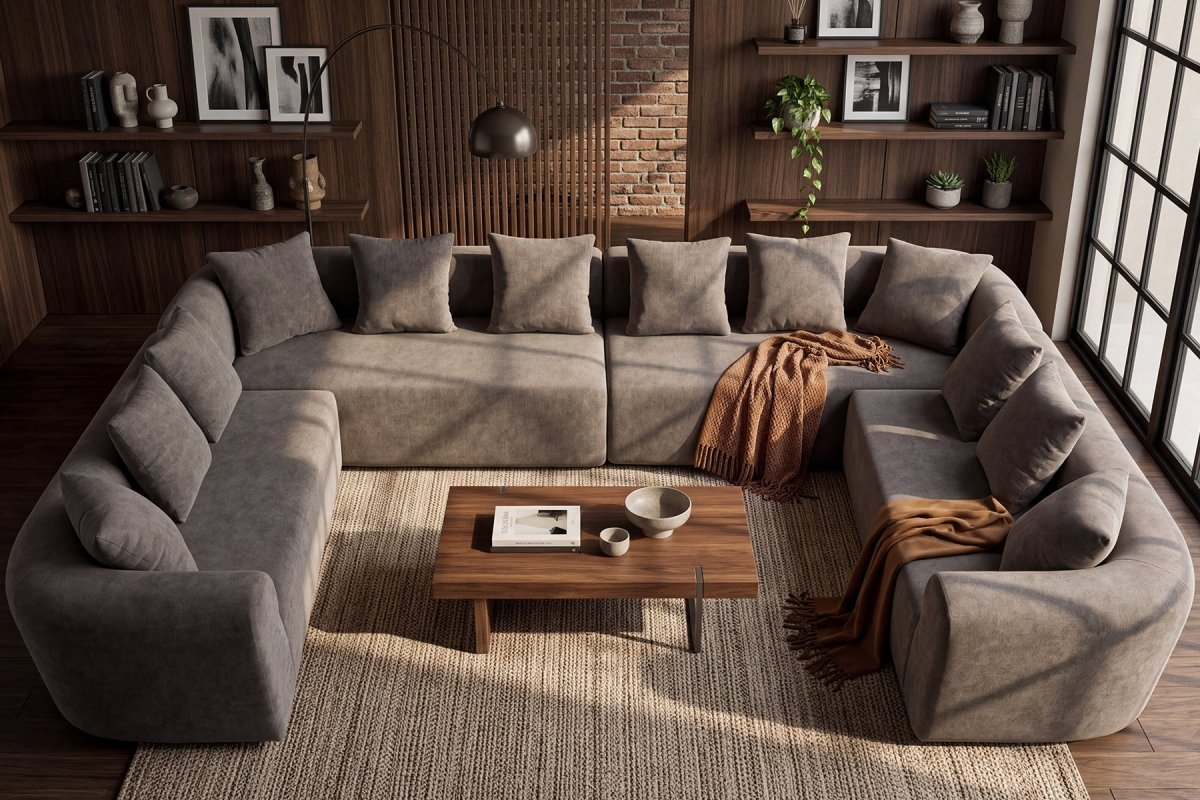 InnovarHome Avelyn Curved Modular Sofa - Innovar