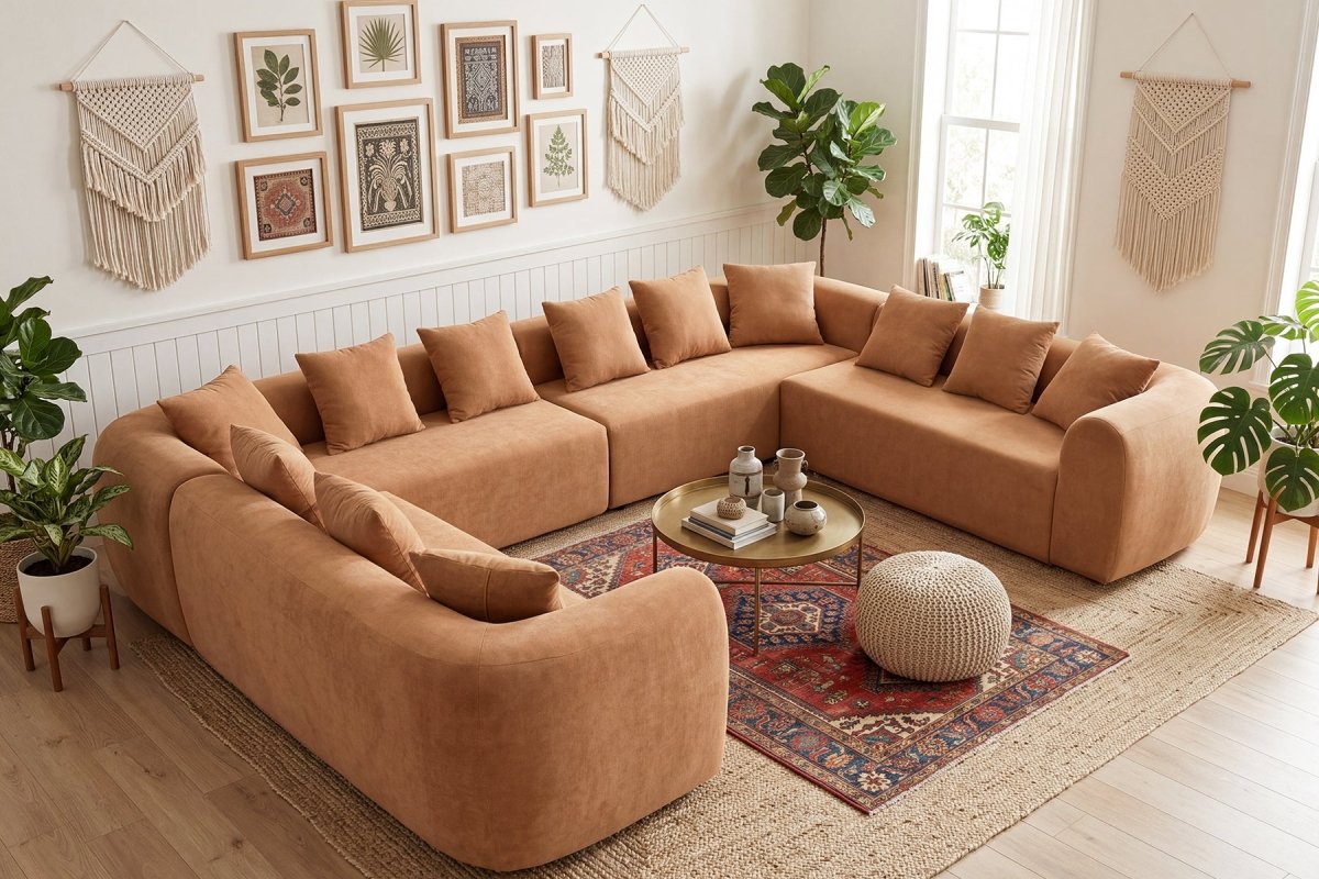 InnovarHome Avelyn Curved Modular Sofa - Innovar