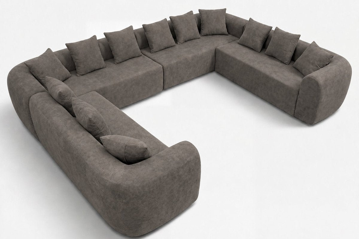 InnovarHome Avelyn Curved Modular Sofa - Innovar