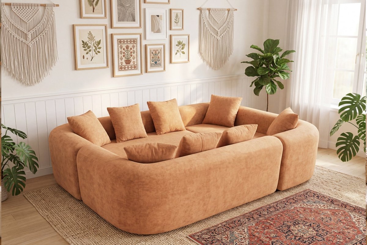 InnovarHome Avelyn Curved Modular Sofa - Innovar
