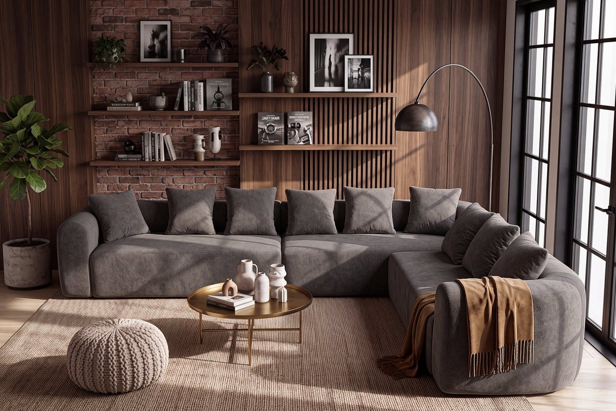 InnovarHome Avelyn Curved Modular Sofa - Innovar