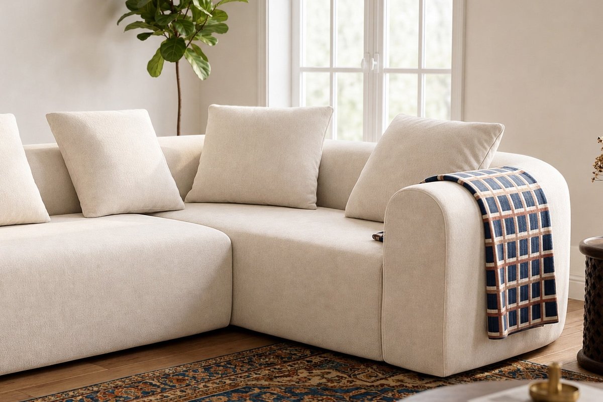 InnovarHome Avelyn Curved Modular Sofa - Innovar