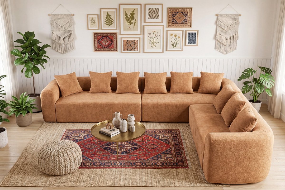 InnovarHome Avelyn Curved Modular Sofa - Innovar