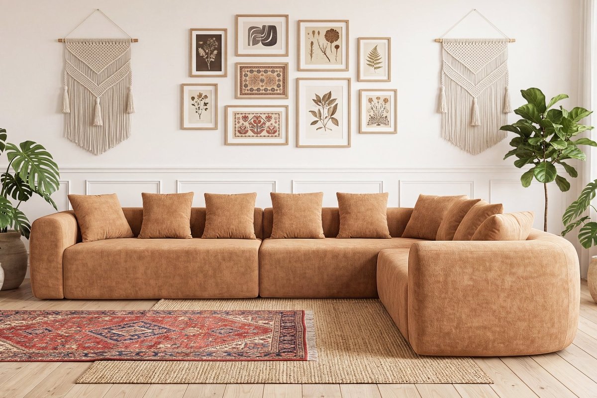 InnovarHome Avelyn Curved Modular Sofa - Innovar