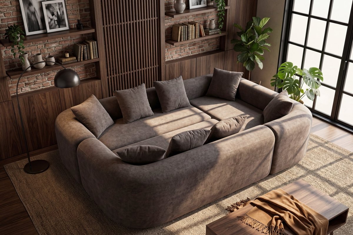 InnovarHome Avelyn Curved Modular Sofa - Innovar
