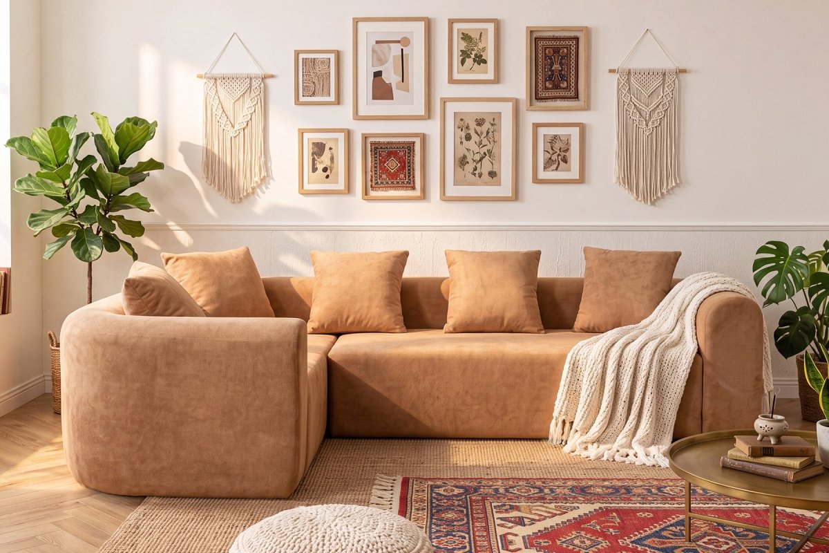 InnovarHome Avelyn Curved Modular Sofa - Innovar