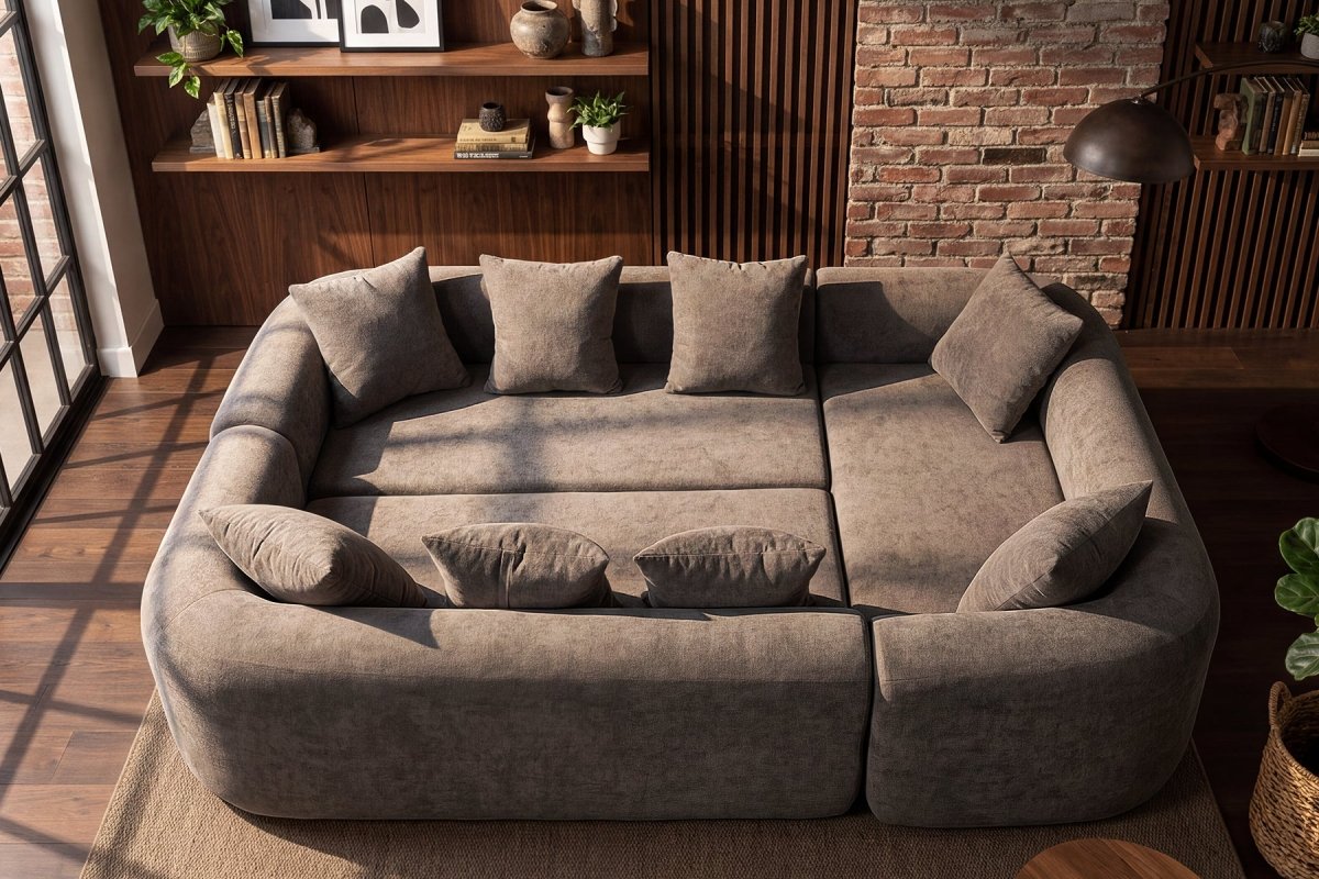 InnovarHome Avelyn Curved Modular Sofa - Innovar