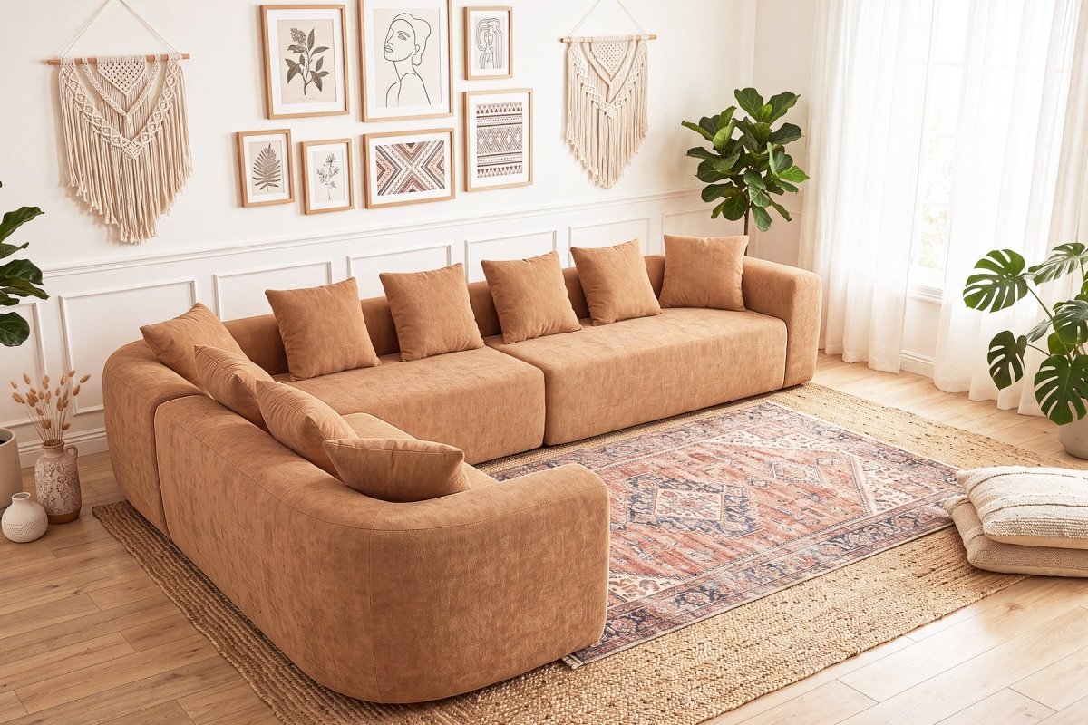 InnovarHome Avelyn Curved Modular Sofa - Innovar