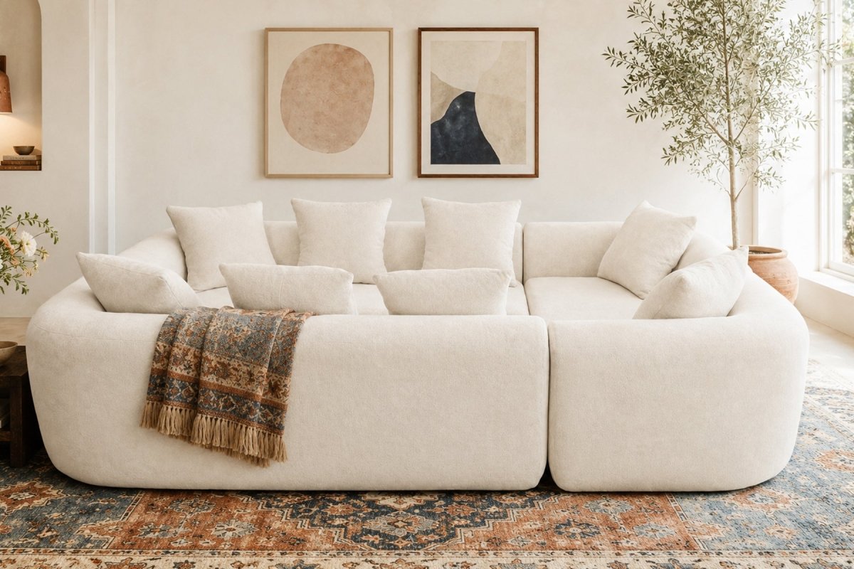 InnovarHome Avelyn Curved Modular Sofa - Innovar