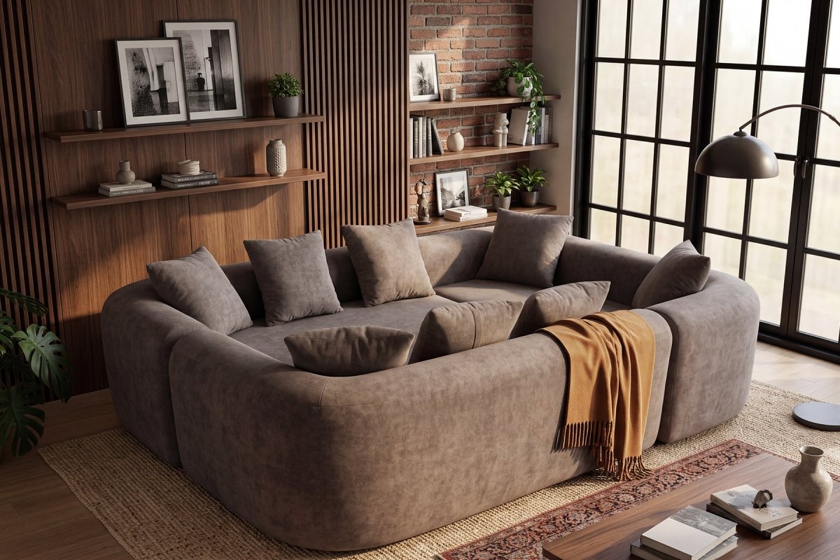 InnovarHome Avelyn Curved Modular Sofa - Innovar