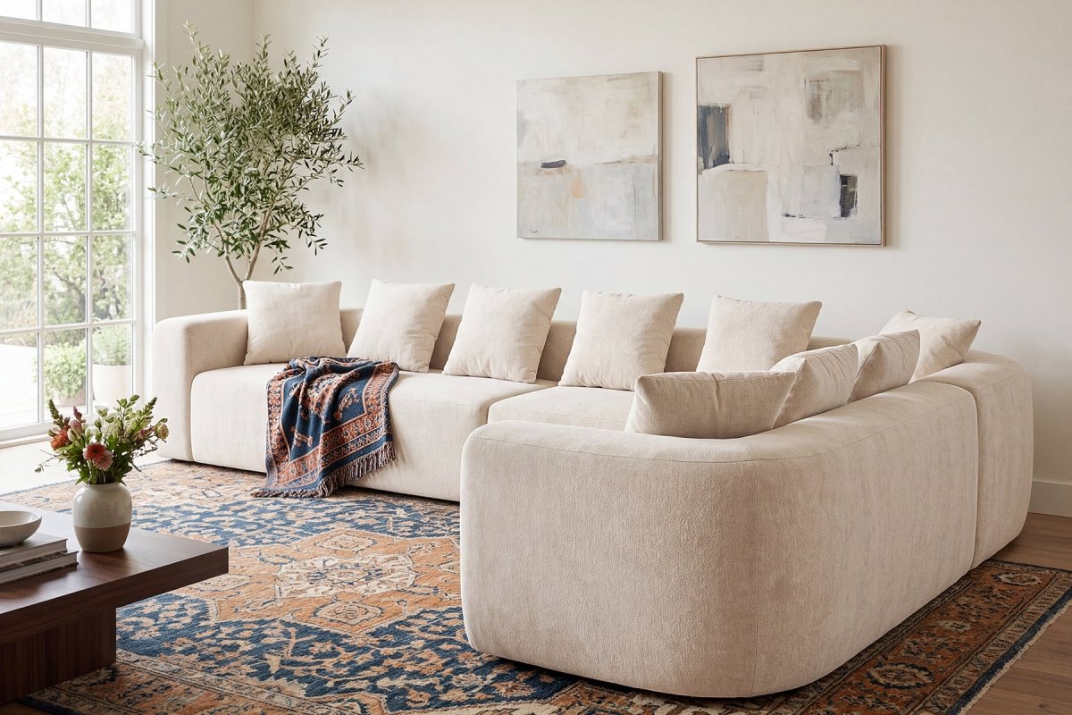 InnovarHome Avelyn Curved Modular Sofa - Innovar