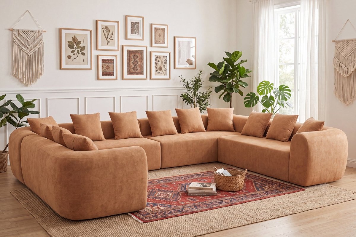 InnovarHome Avelyn Curved Modular Sofa - Innovar