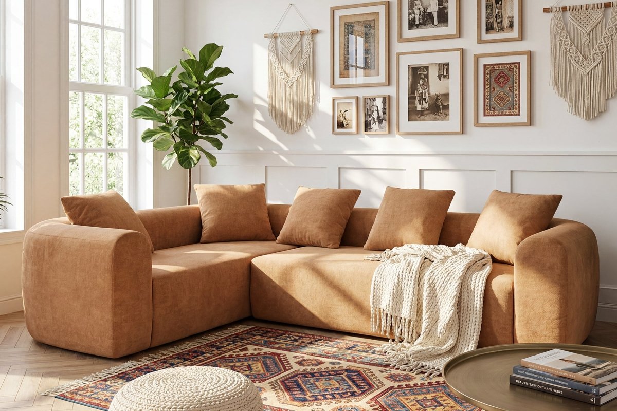 InnovarHome Avelyn Curved Modular Sofa - Innovar