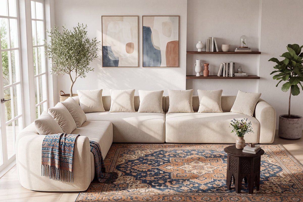 InnovarHome Avelyn Curved Modular Sofa - Innovar