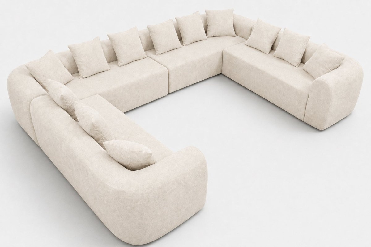 InnovarHome Avelyn Curved Modular Sofa - Innovar