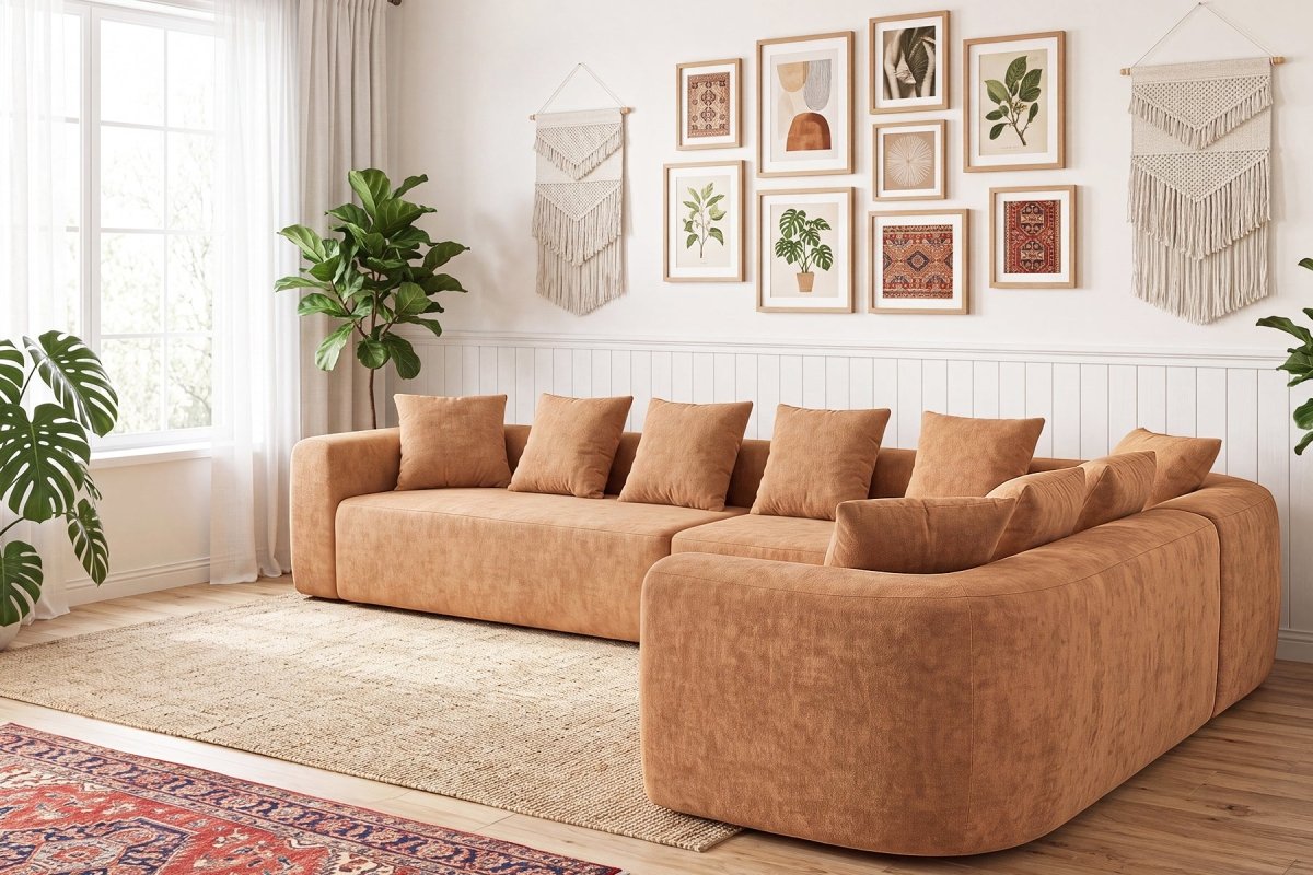 InnovarHome Avelyn Curved Modular Sofa - Innovar