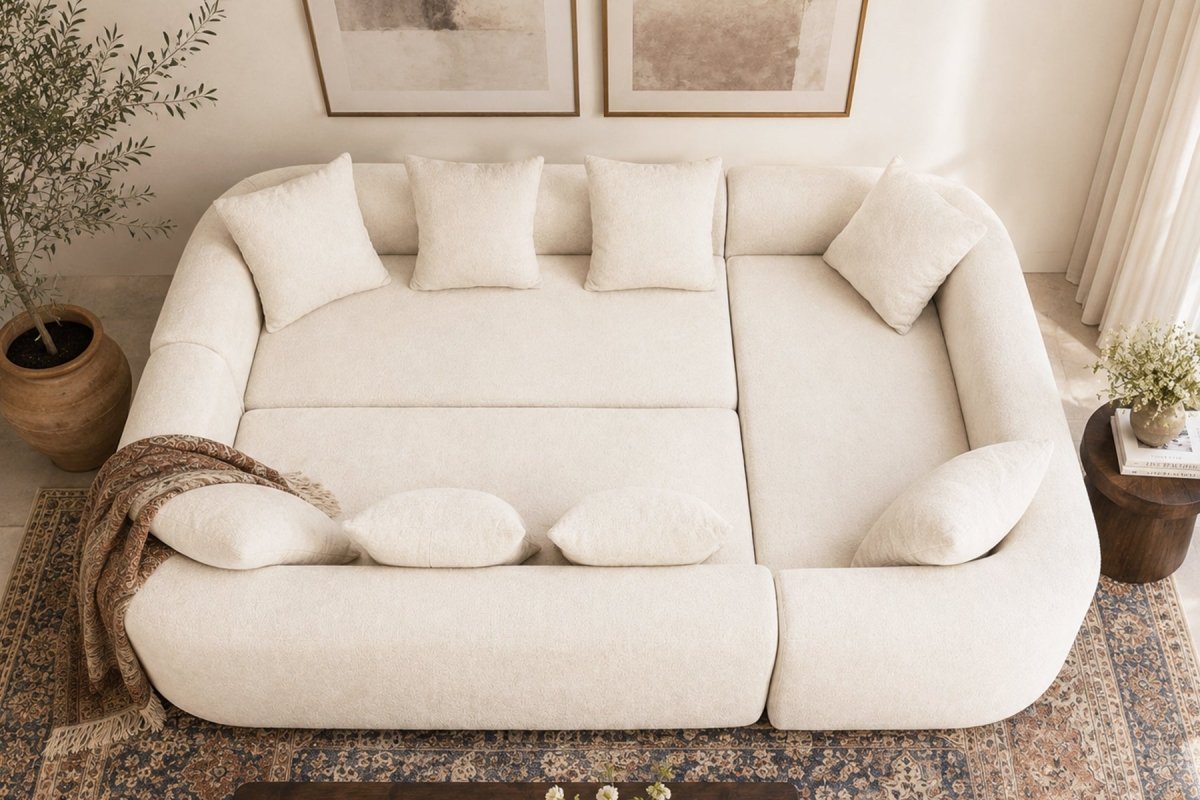 InnovarHome Avelyn Curved Modular Sofa - Innovar