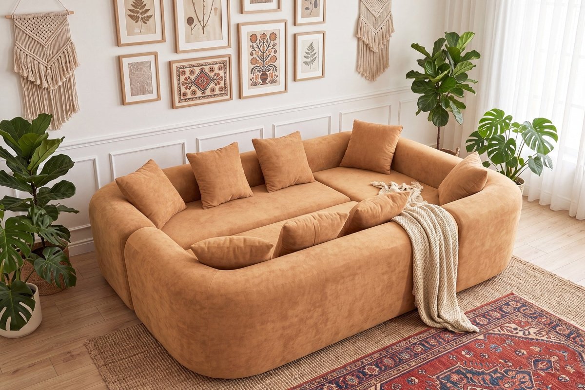 InnovarHome Avelyn Curved Modular Sofa - Innovar