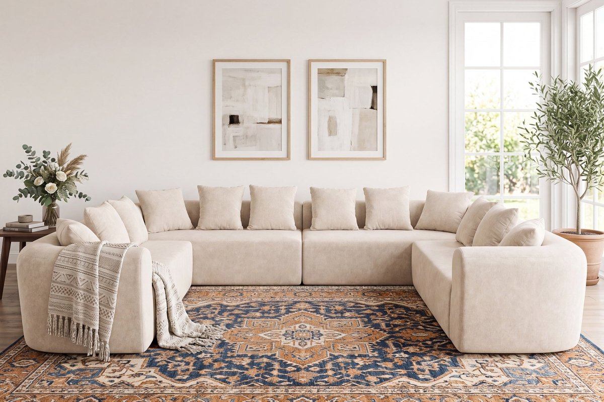 InnovarHome Avelyn Curved Modular Sofa - Innovar