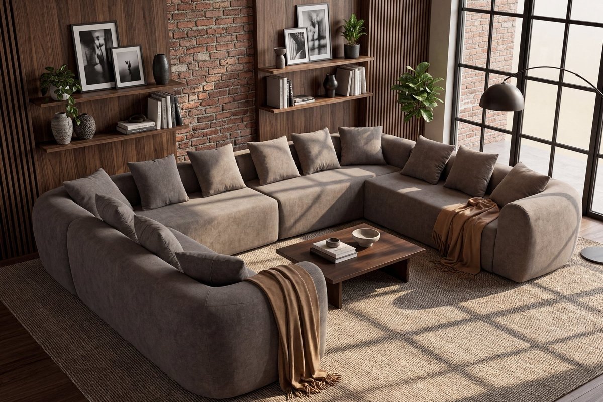 InnovarHome Avelyn Curved Modular Sofa - Innovar