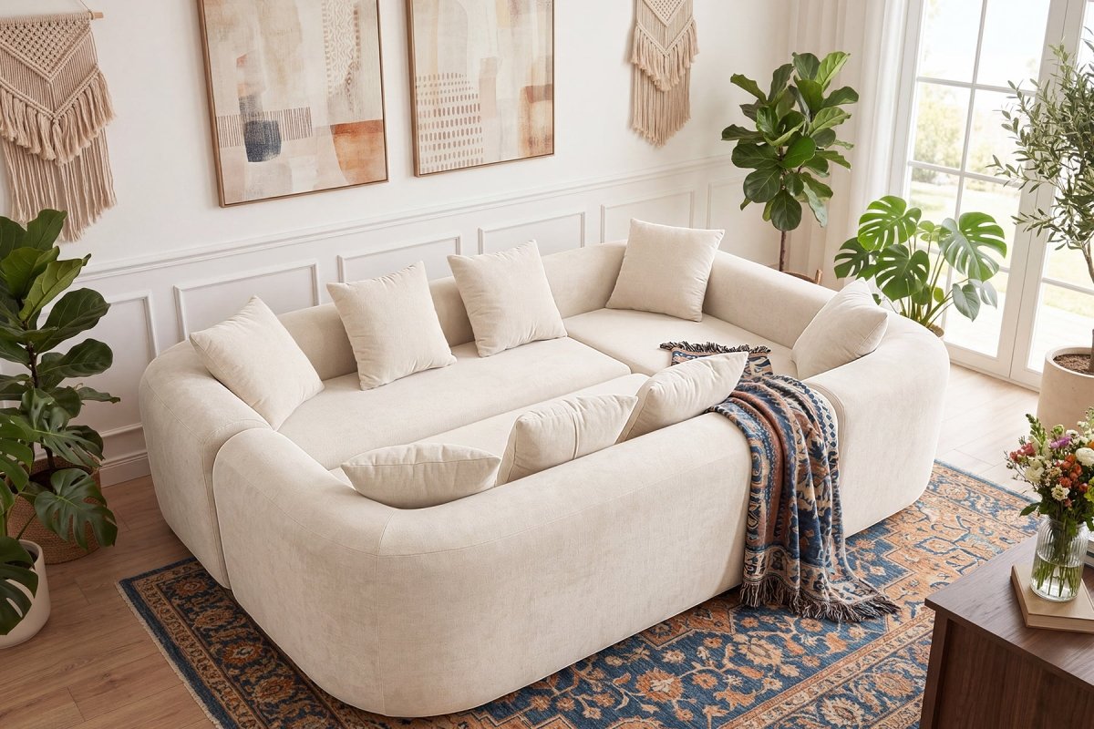 InnovarHome Avelyn Curved Modular Sofa - Innovar