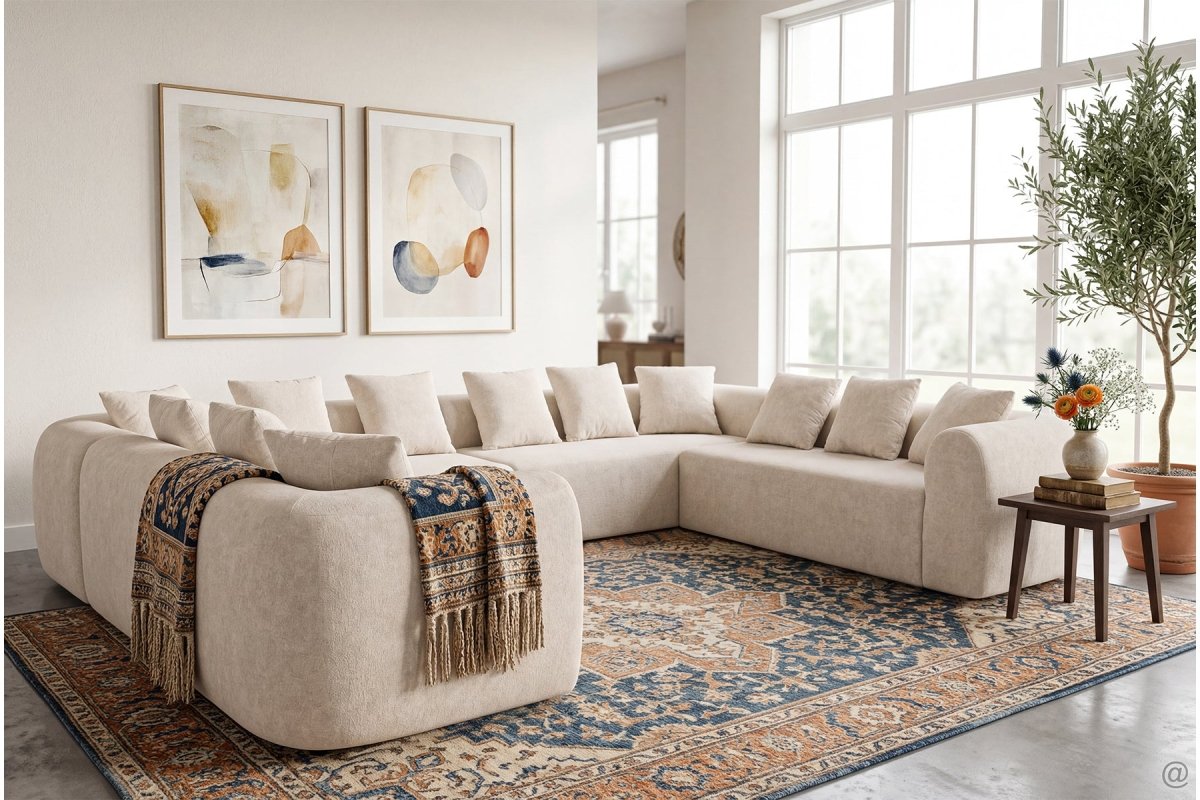 InnovarHome Avelyn Curved Modular Sofa - Innovar