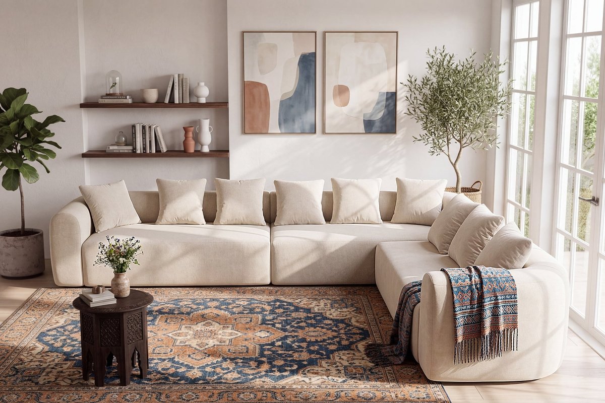 InnovarHome Avelyn Curved Modular Sofa - Innovar