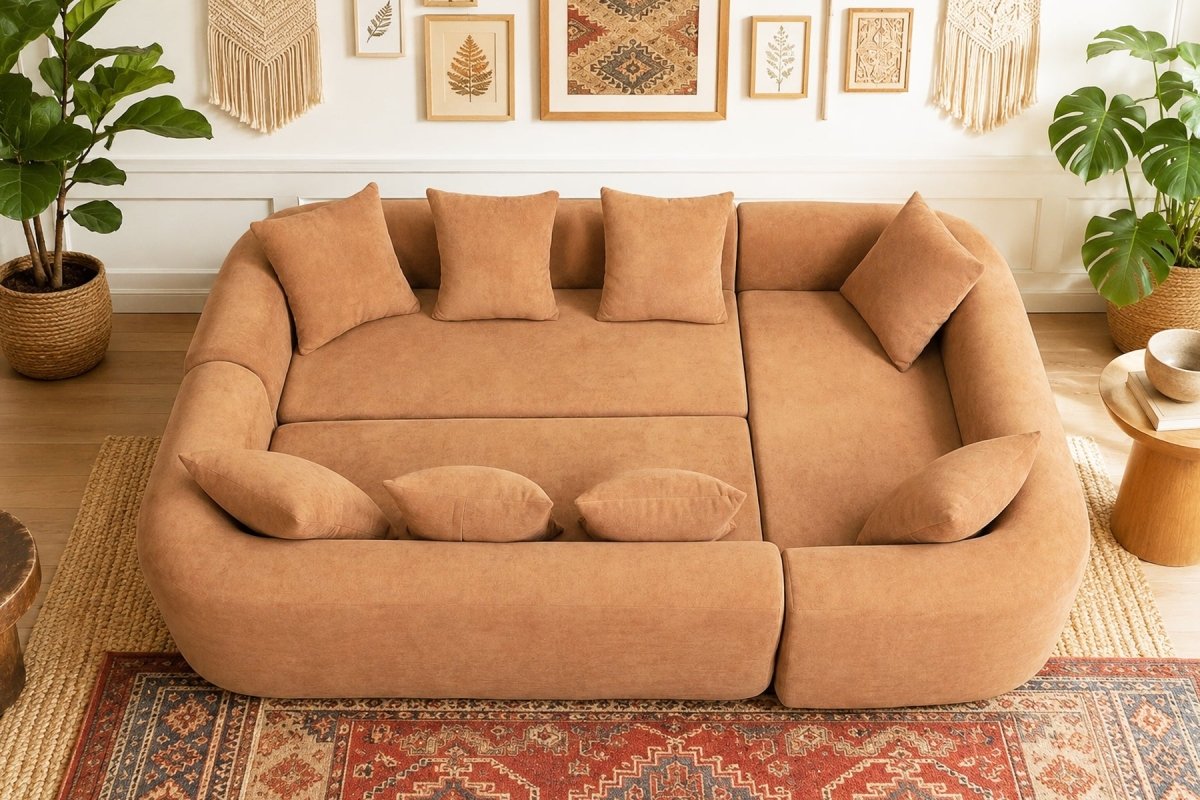InnovarHome Avelyn Curved Modular Sofa - Innovar