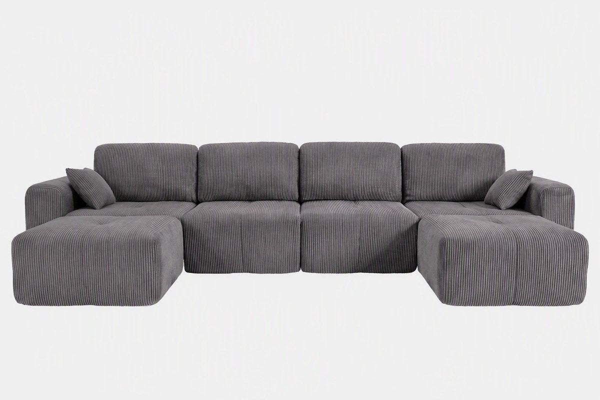 InnovarHome Elara Grid-Tufted Modular Sofa - Innovar