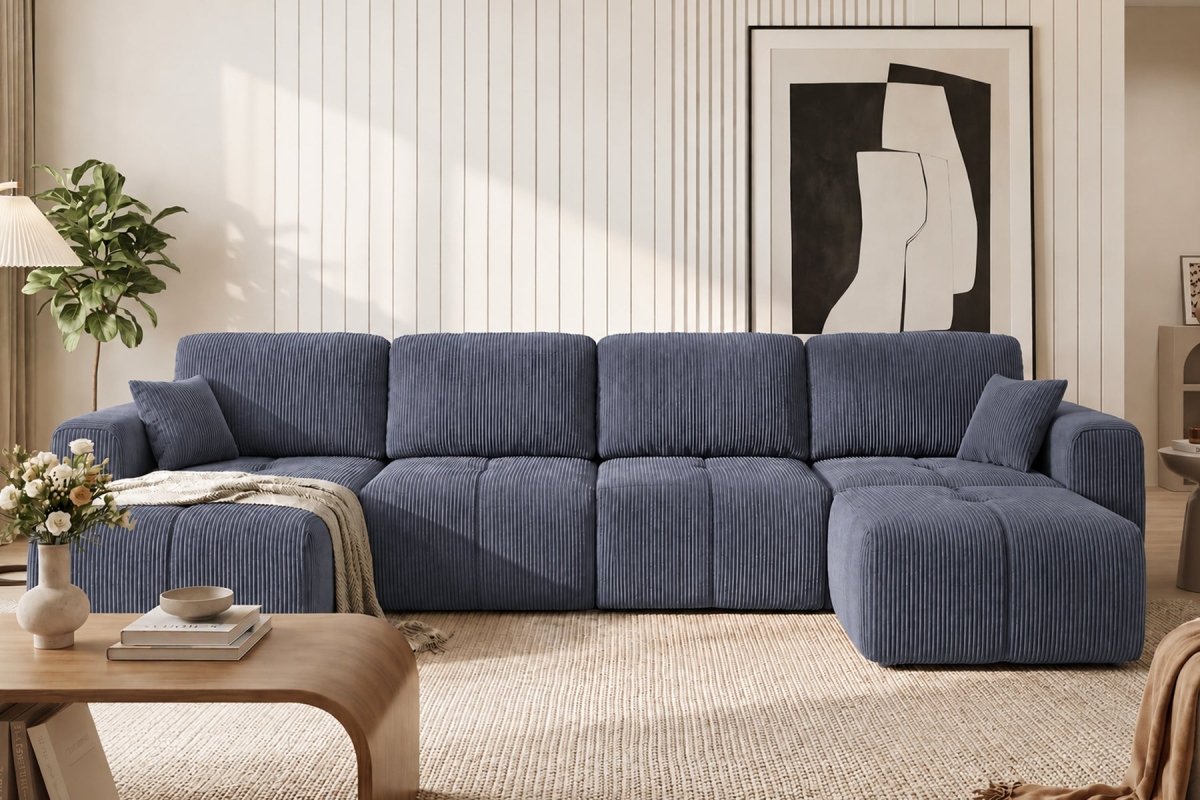 InnovarHome Elara Grid-Tufted Modular Sofa - Innovar