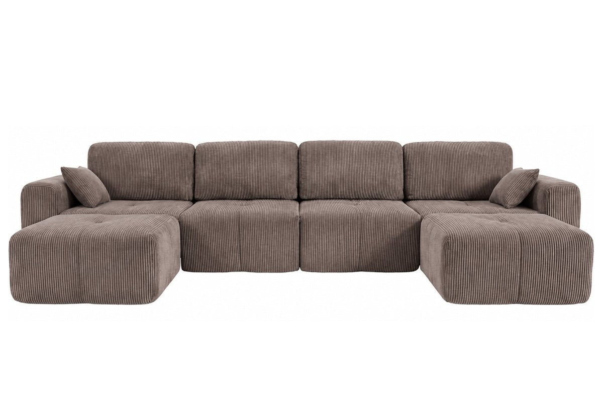 InnovarHome Elara Grid-Tufted Modular Sofa - Innovar
