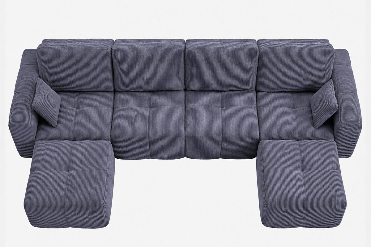 InnovarHome Elara Grid-Tufted Modular Sofa - Innovar