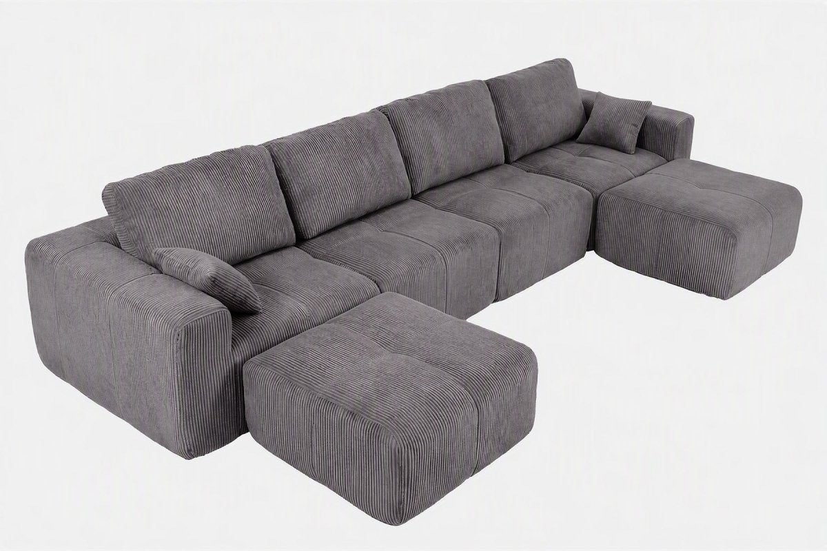 InnovarHome Elara Grid-Tufted Modular Sofa - Innovar