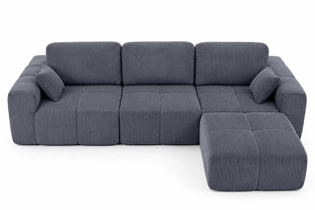 InnovarHome Elara Grid-Tufted Modular Sofa - Innovar